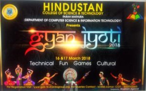 GyanJyoti 2k18 @ HCST, Mathura @ Hindustan College of Science and Technology