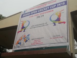 Anand Open Cricket Cup 2K19 @ Anand Campus